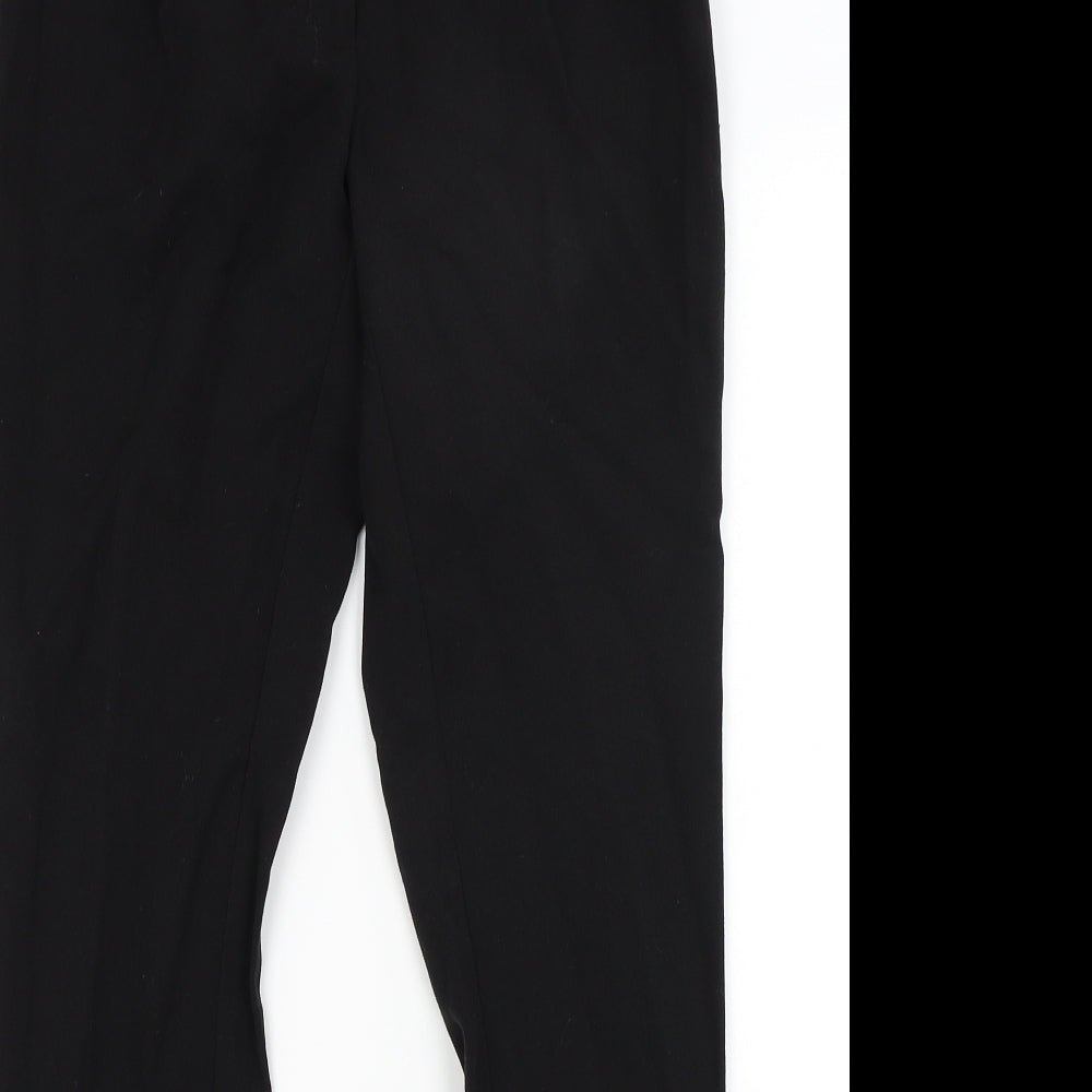 Ferne Cotton Womens Black   Trousers  Size 8 L26 in