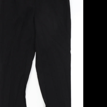 Ferne Cotton Womens Black   Trousers  Size 8 L26 in