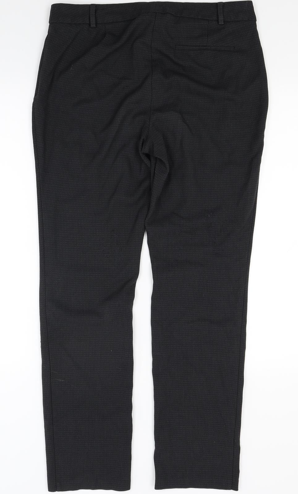 Womens UK Size 12 Marks and Spencer Regular Fit  Grey Trousers