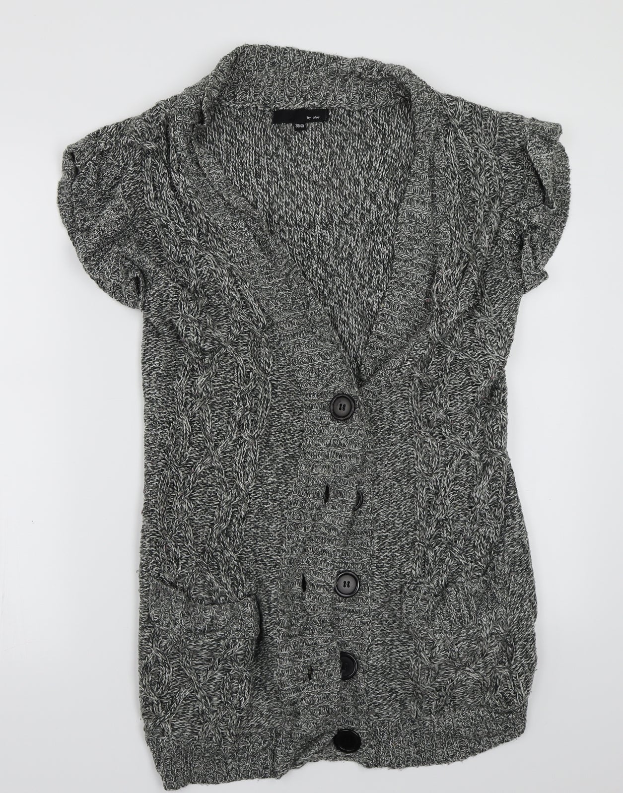 Ellos Womens Grey   Cardigan Jumper Size 10
