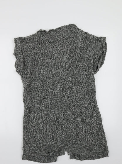 Ellos Womens Grey   Cardigan Jumper Size 10