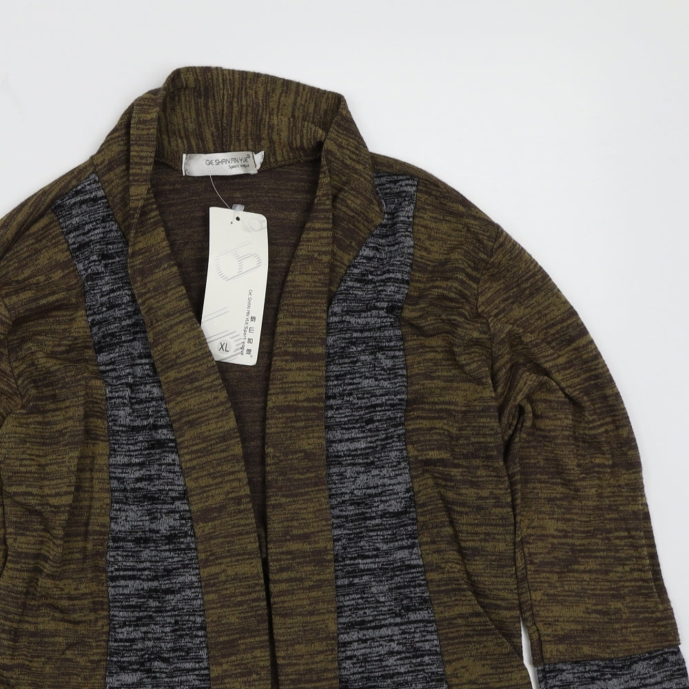 Ge han pin yue Womens Grey   Cardigan Jumper Size XL