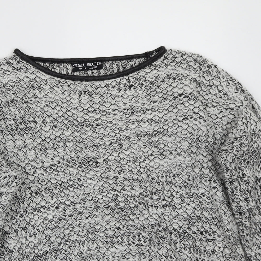 Select Womens Grey   Pullover Jumper Size 12