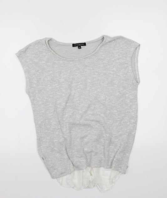 Green Envelope Womens Grey   Pullover Jumper Size L