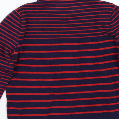 Newlook Womens Blue Striped  Pullover Jumper Size 10