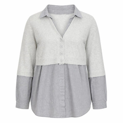 Womens UK Size 2 Kookai Grey Basic Button-Up