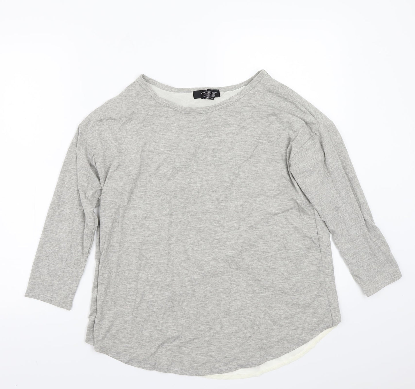 Verve Womens Grey   Basic T-Shirt Size S