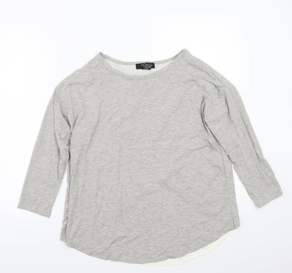 Verve Womens Grey   Basic T-Shirt Size S