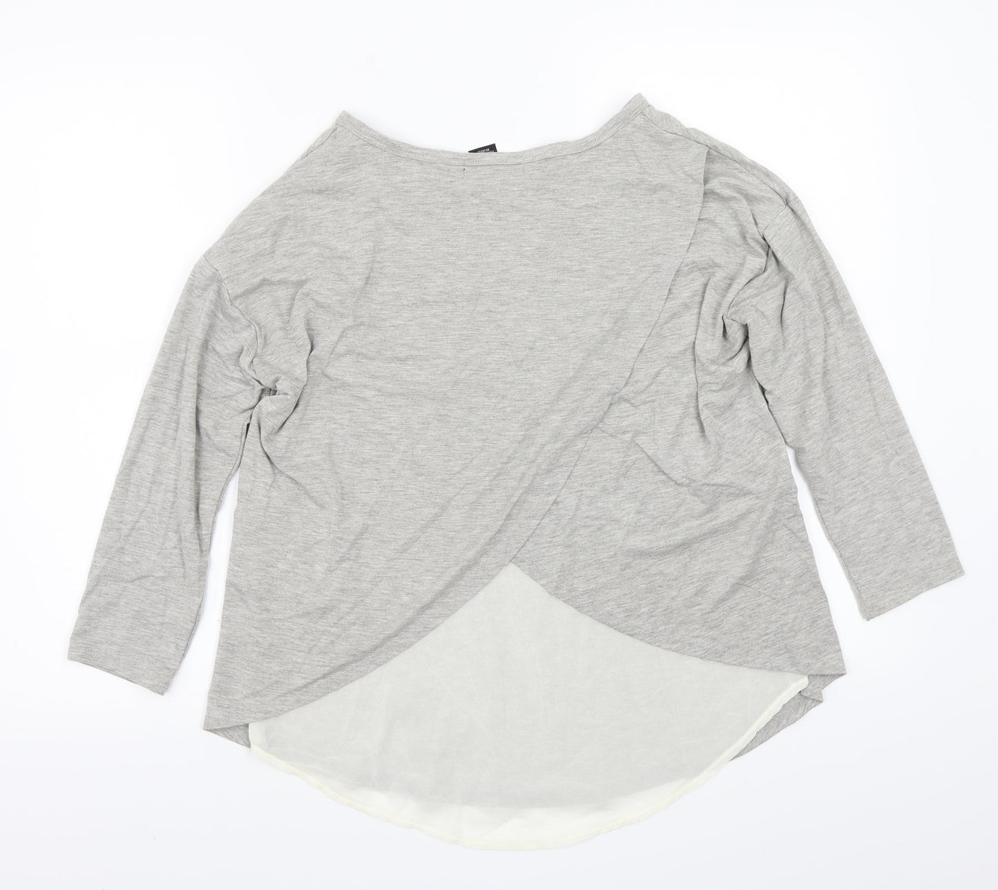 Verve Womens Grey   Basic T-Shirt Size S