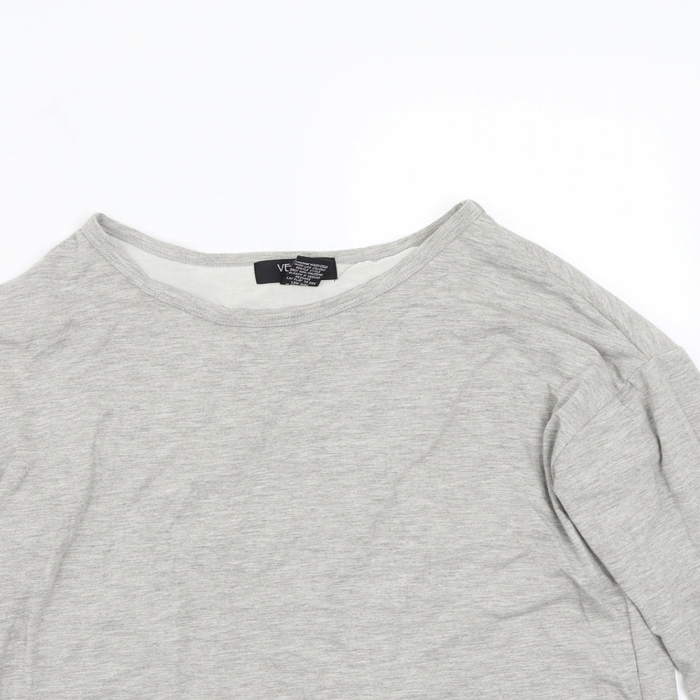Verve Womens Grey   Basic T-Shirt Size S