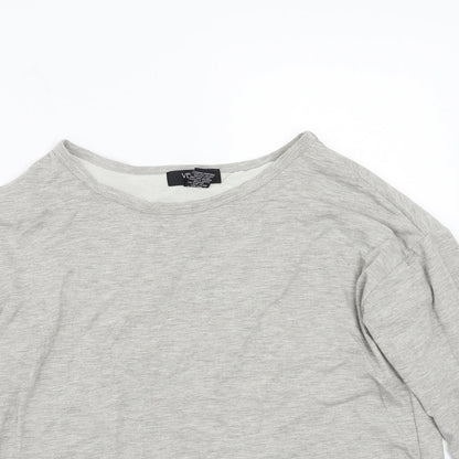 Verve Womens Grey   Basic T-Shirt Size S
