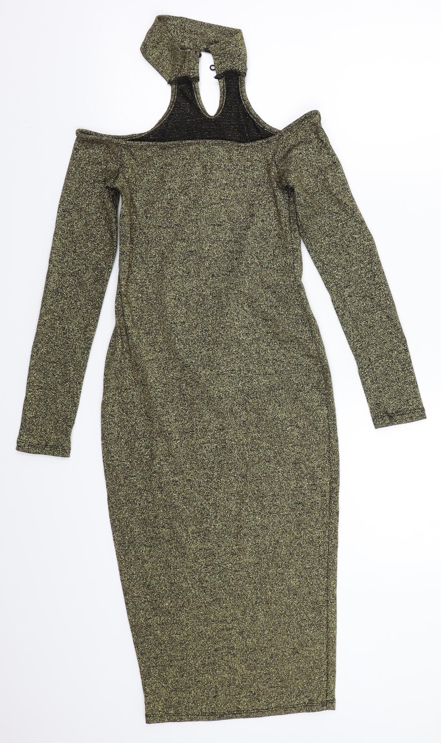 Preworn Womens Gold   A-Line  Size 8