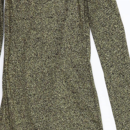 Preworn Womens Gold   A-Line  Size 8