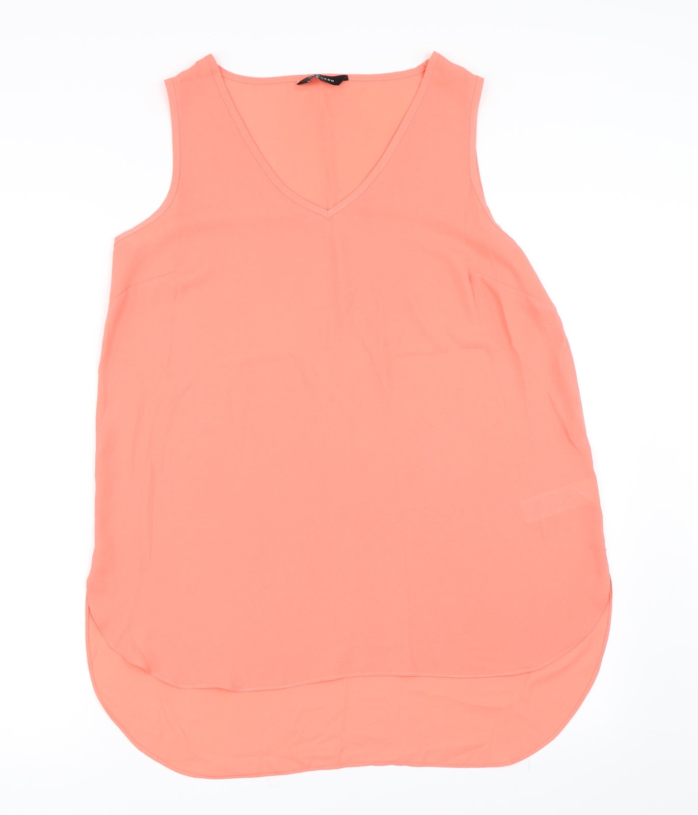 Womens UK Size 12 New Look Pink Basic Tank