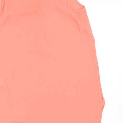 Womens UK Size 12 New Look Pink Basic Tank