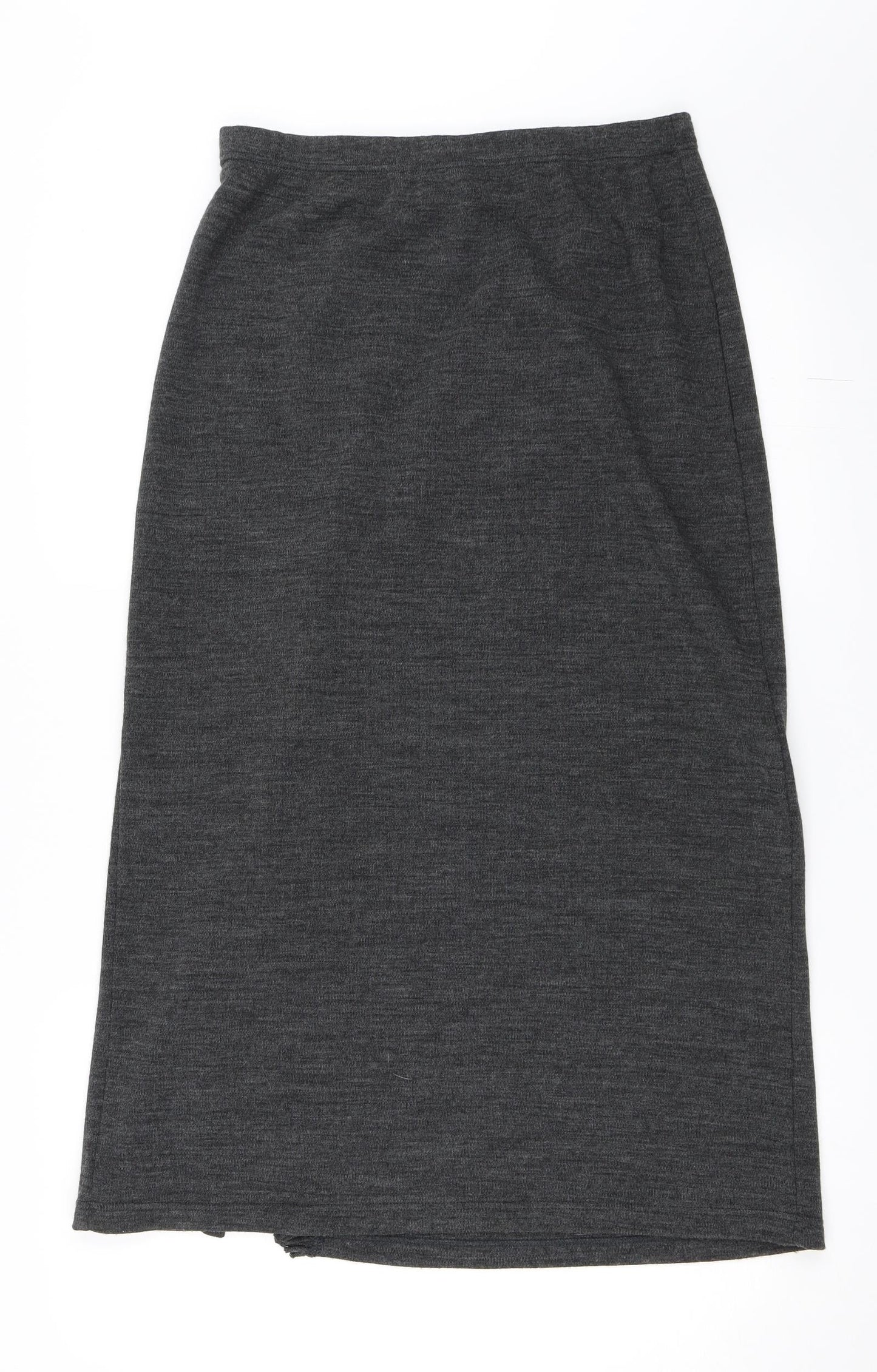 Nina Leonard Womens Grey   Straight & Pencil Skirt Size S