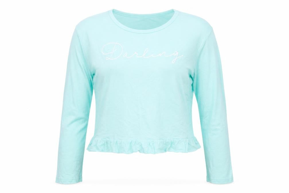 Womens UK Size 6 In the Style Blue Basic T-Shirt