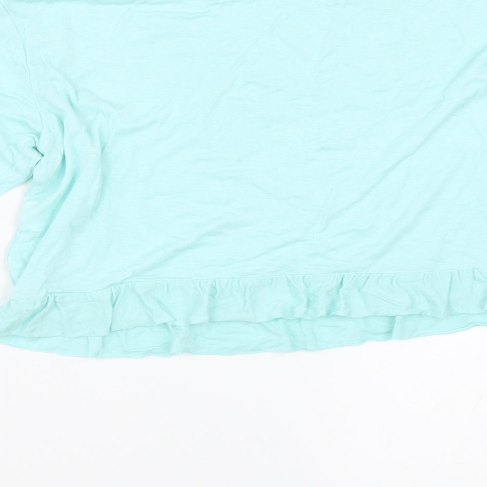 Womens UK Size 6 In the Style Blue Basic T-Shirt