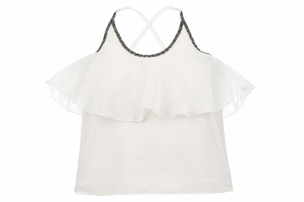 Womens UK Size 8 Primark White Camisole Blouse