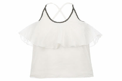 Womens UK Size 8 Primark White Camisole Blouse