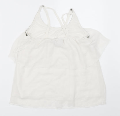 Primark Womens White   Camisole Blouse Size 8