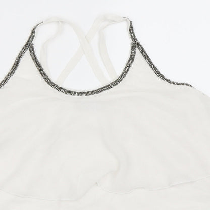 Primark Womens White   Camisole Blouse Size 8