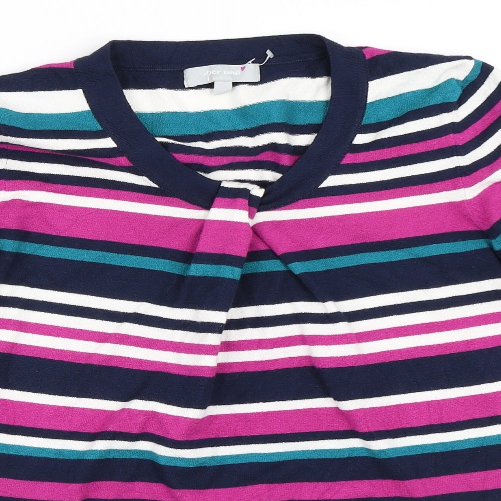 Per Una Womens Blue   Pullover Jumper Size 10