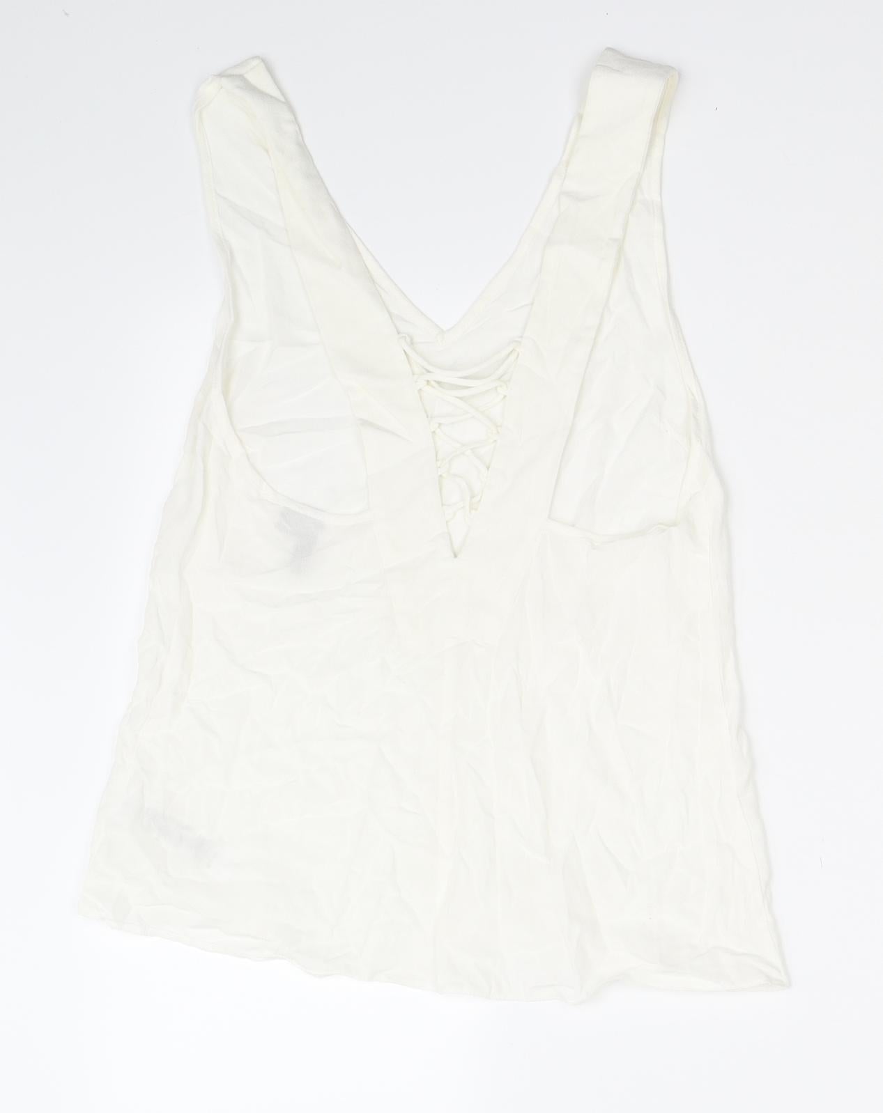 Womens UK Size 6 ASOS Ivory Camisole Blouse