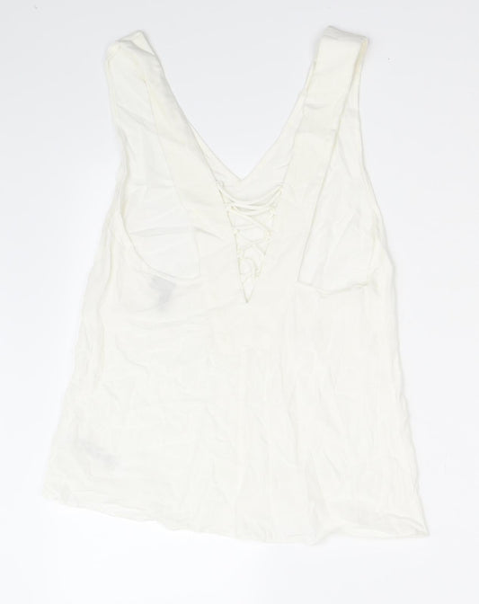 Womens UK Size 6 ASOS Ivory Camisole Blouse