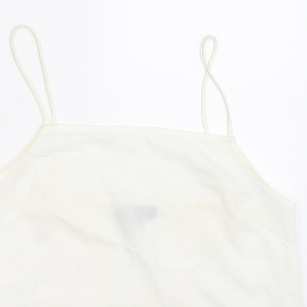 Womens UK Size 6 Topshop Ivory Camisole Blouse