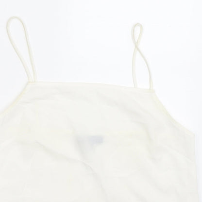 Womens UK Size 6 Topshop Ivory Camisole Blouse