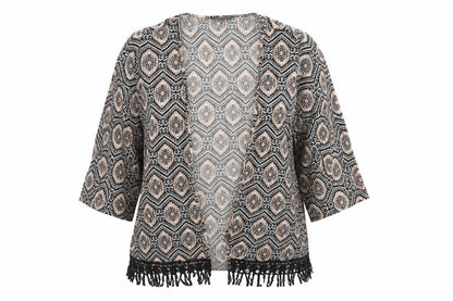 Womens UK Size 10 New Look Multicoloured Basic Blouse