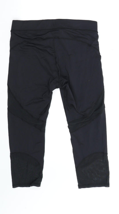 H&M Womens Black   Track Pants Leggings Size M L18 in