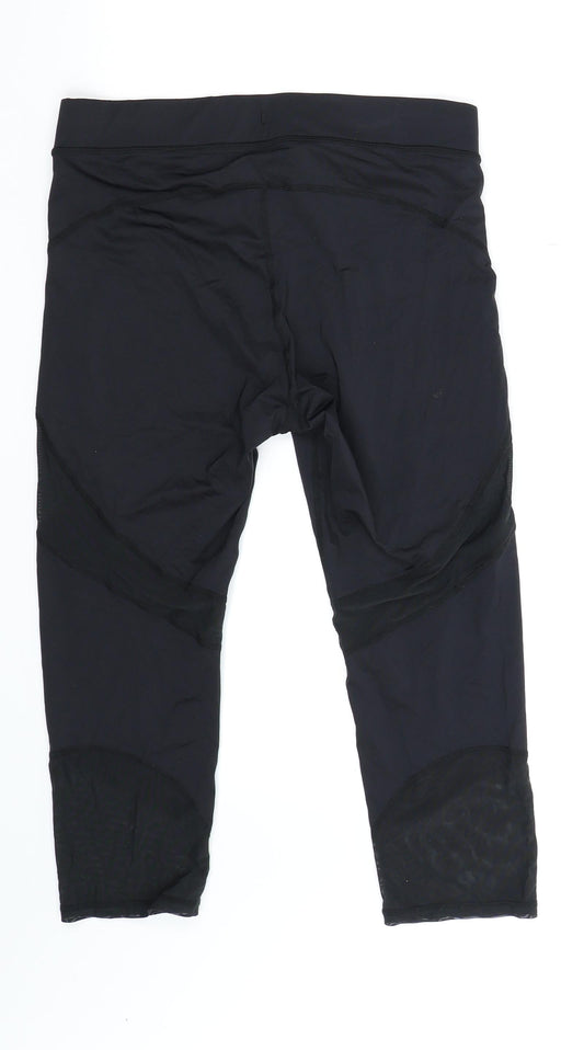 H&M Womens Black   Track Pants Leggings Size M L18 in