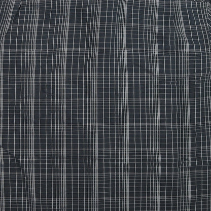 Mens UK Size L NEXT Black  Button-Up Short Sleeve Casual Shirt