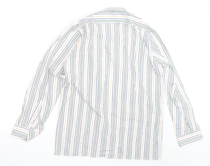 Mens UK Size L Peter England Multicoloured  Button-Up Long Sleeve Casual Shirt