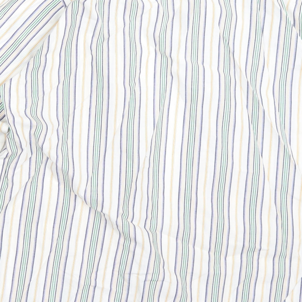 Mens UK Size L Peter England Multicoloured  Button-Up Long Sleeve Casual Shirt