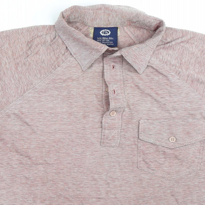 C&A Mens Purple    Polo Size M