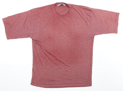 MC Casuals Mens Purple    T-Shirt Size L