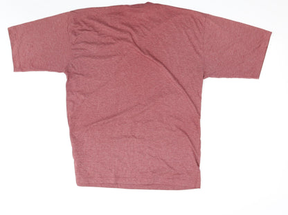 MC Casuals Mens Purple    T-Shirt Size L