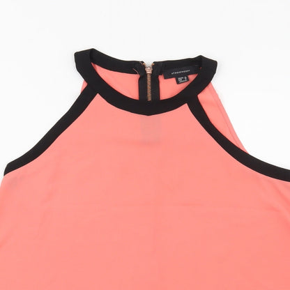 Womens UK Size 10 Atmosphere Pink Basic Blouse