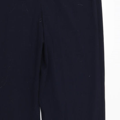 Womens UK Size 12 Marks and Spencer Regular Fit  Blue Trousers