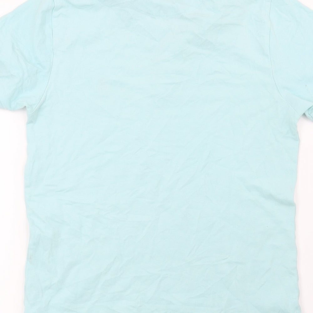 Easy Mens Blue    Polo Size S  - Pineapple