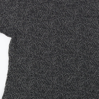 Womens UK Size S H&M Black Basic T-Shirt