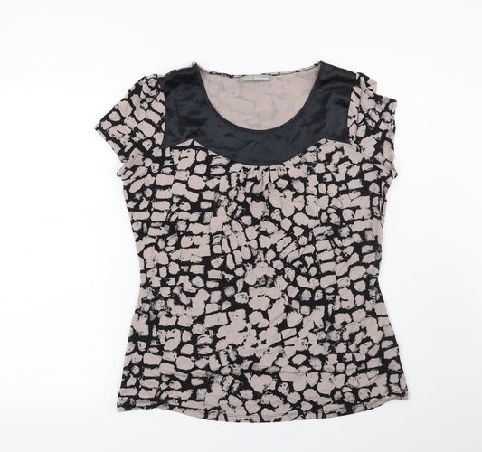Womens UK Size 12 Marks and Spencer Brown Basic Blouse
