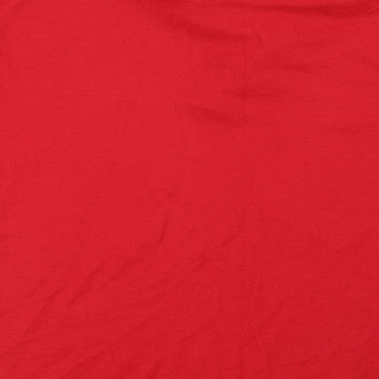 Casual Club Mens Red    Polo Size L