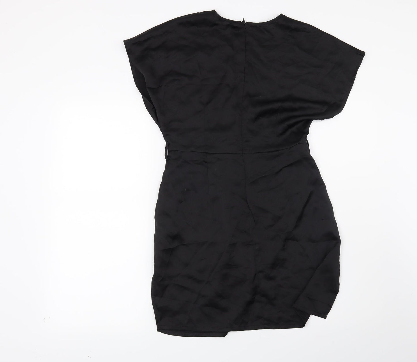 Womens UK Size 6 Nasty Gal Black Basic Blouse