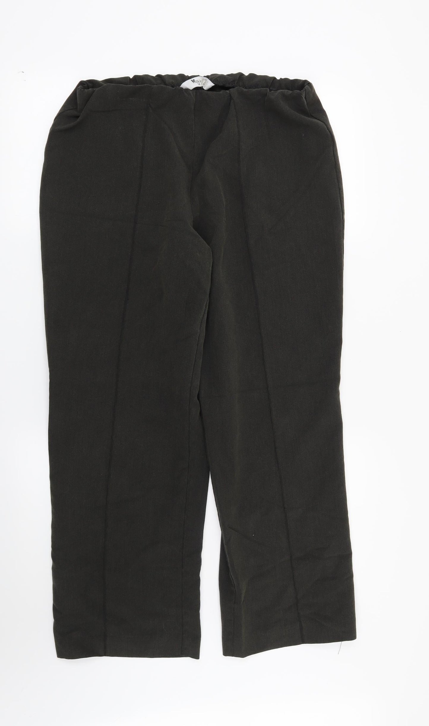Wilkies Womens Green   Trousers  Size 14 L28 in
