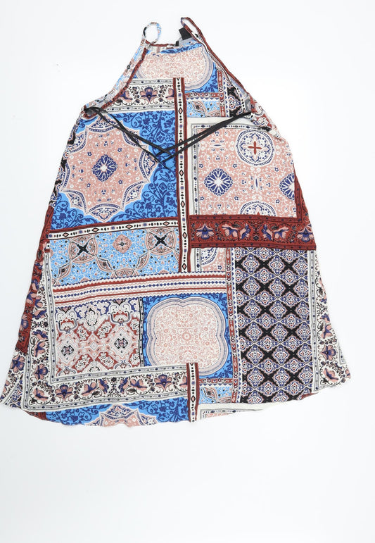 Atmosphere Womens Beige Paisley  Slip Dress  Size 10