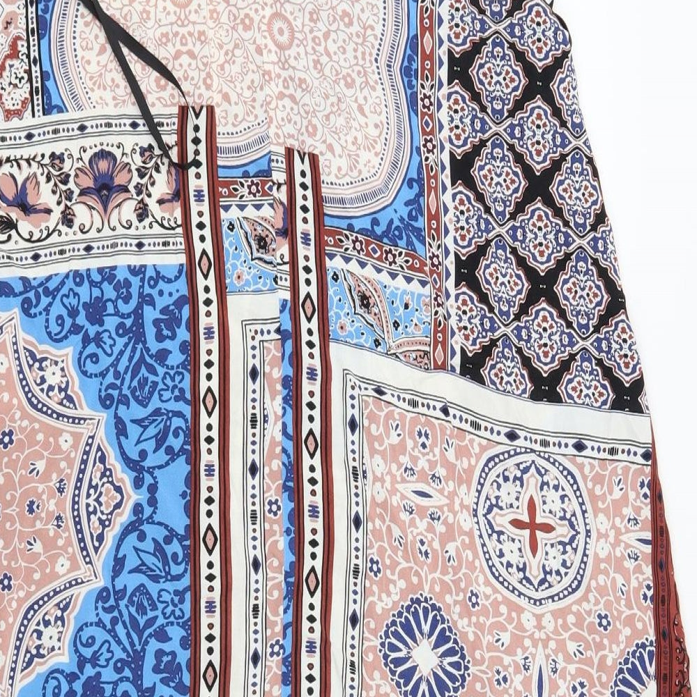 Atmosphere Womens Beige Paisley  Slip Dress  Size 10